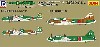 日本海軍機 4 (九六式陸攻22/23型、一式陸攻11型) (各2機入) (クリア成形・デカール付)