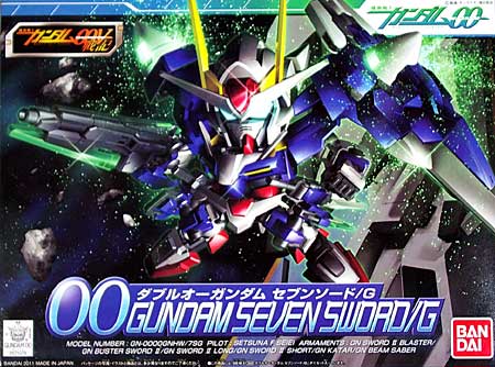 ダブルオーガンダム セブンソード/G プラモデル (バンダイ SDガンダム BB戦士 No.368) 商品画像