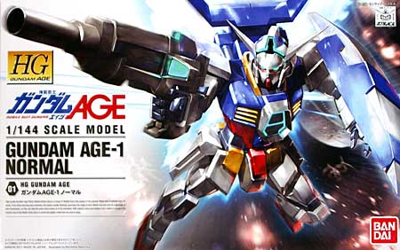 ガンダム AGE-1 ノーマル プラモデル (バンダイ 1/144 HG ガンダムAGE（エイジ） No.001) 商品画像