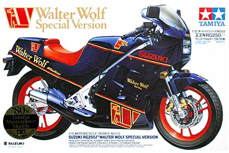 スズキ RG250Γ ウォルター･ウルフ仕様 プラモデル (タミヤ 1/12 オートバイシリーズ No.053) 商品画像