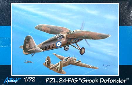 PZL.24F/G ギリシャ防空戦 プラモデル (アズール 1/72 航空機モデル No.A076) 商品画像