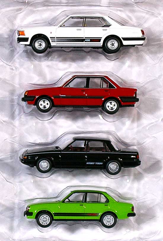 1980年代のターボ車 4MODELS ミニカー (トミーテック 日本車の時代 No.Vol.001) 商品画像_2