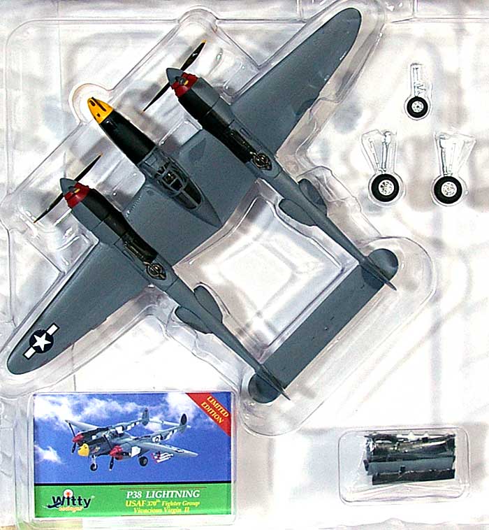 P-38 ライトニング アメリカ陸軍航空隊 第370戦闘飛行隊 Vivacious Virgin 2 完成品 (ウイッティ・ウイングス 1/72 スカイ ガーディアン シリーズ （レシプロ機） No.75152) 商品画像_1