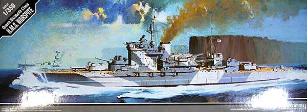 イギリス戦艦 HMS ウォースパイト プラモデル (アカデミー 艦船・船舶 No.14105) 商品画像