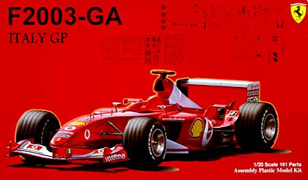 フェラーリ F2003-GA イタリアグランプリ プラモデル (フジミ 1/20 GPシリーズ No.GP030) 商品画像