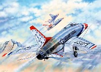 トランペッター 1/32 エアクラフトシリーズ アメリカ空軍 F-100D スーパーセーバー サンダーバーズ