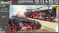 レベル 1/87 鉄道モデル BR01& BR02 蒸気機関車 (2輌セット)