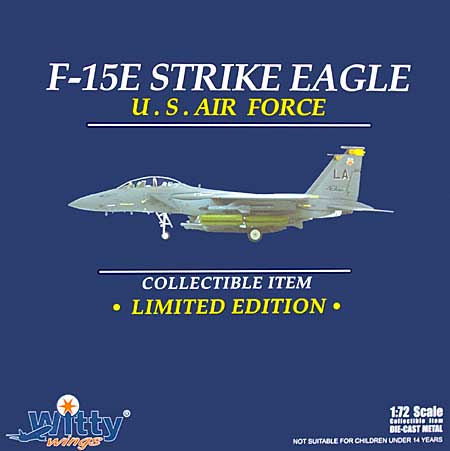 F-15E ストライクイーグル アメリカ空軍 58th 461th TFTS ルーク空軍基地 完成品 (ウイッティ・ウイングス 1/72 スカイ ガーディアン シリーズ （現用機） No.75131) 商品画像