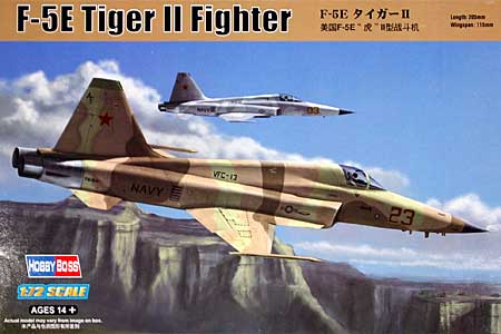 F-5E タイガー 2 プラモデル (ホビーボス 1/72 エアクラフト プラモデル No.80207) 商品画像