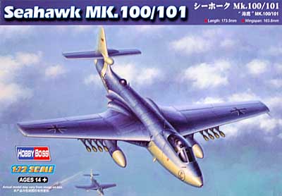 Mk.100/101 シーホーク プラモデル (ホビーボス 1/72 エアクラフト プラモデル No.87252) 商品画像