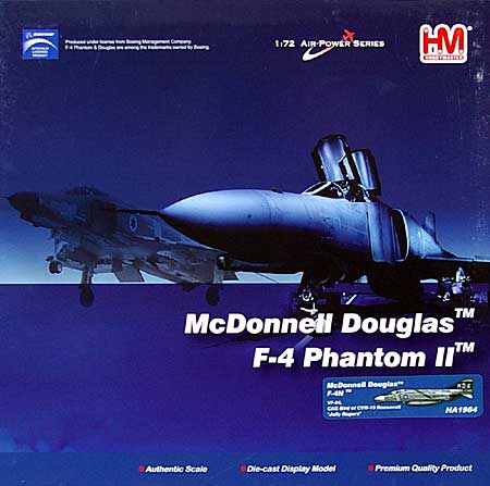 F-4N ファントム 2 ジョリー・ロジャース 完成品 (ホビーマスター 1/72 エアパワー シリーズ （ジェット） No.HA1964) 商品画像
