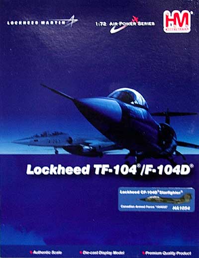 CF-104D スターファイター カナダ空軍 (104650) 完成品 (ホビーマスター 1/72 エアパワー シリーズ （ジェット） No.HA1054) 商品画像