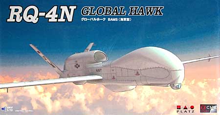 RQ-4N グローバルホーク BAMS (海軍型) プラモデル (プラッツ 1/72 プラスチックモデルキット No.AC-005) 商品画像