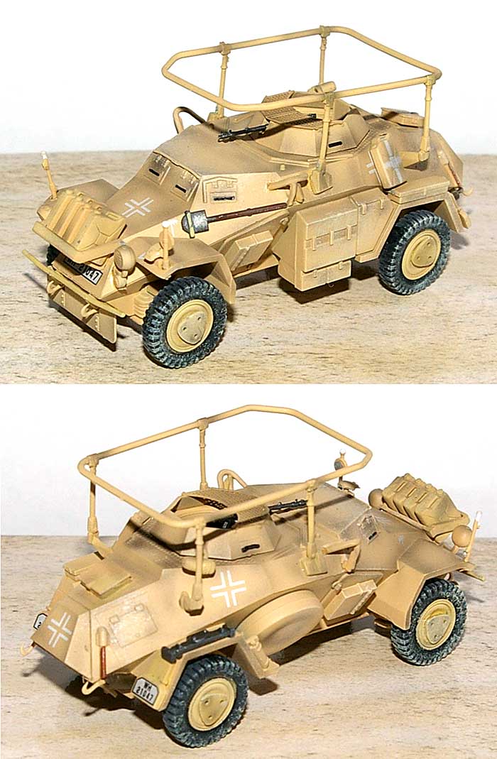 ドイツ Sd.Kfz.223 軽装甲偵察車 第21装甲師団 北アフリカ 1941 完成品 (ドラゴン 1/72 ドラゴンアーマーシリーズ No.60514) 商品画像_1