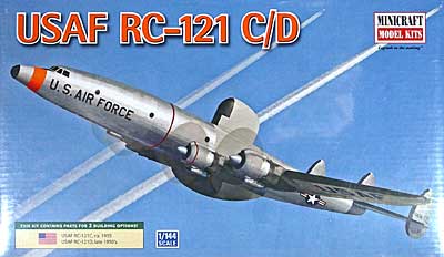 アメリカ空軍 RC-121 C/D プラモデル (ミニクラフト 1/144 軍用機プラスチックモデルキット No.14645) 商品画像