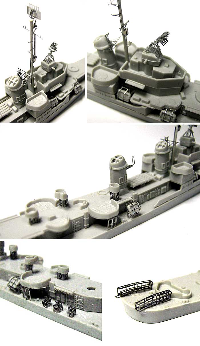 アメリカ海軍駆逐艦 DD-692 アレン M. サムナー (エッチングパーツ付) プラモデル (ピットロード 1/700 スカイウェーブ W シリーズ No.W033E) 商品画像_2