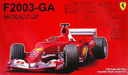 フェラーリ F2003-GA モナコ グランプリ プラモデル (フジミ 1/20 GPシリーズ No.GP033) 商品画像