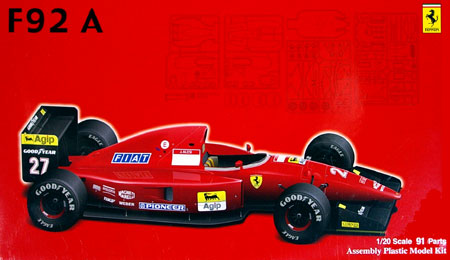 フェラーリ F92A スケルトンボディ プラモデル (フジミ 1/20 GPシリーズ SP （スポット） No.SP017) 商品画像