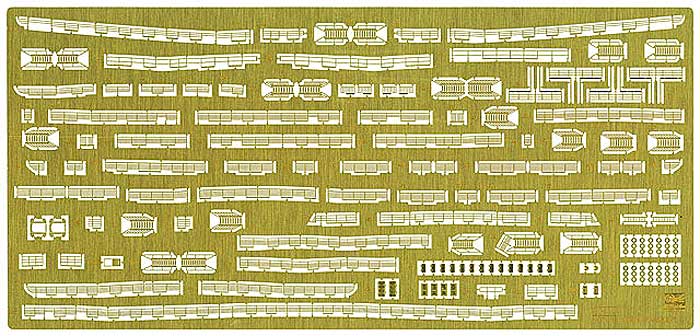 氷川丸 エッチングパーツ ベーシック エッチング (ハセガワ 1/350 QG帯シリーズ No.QG049) 商品画像_1