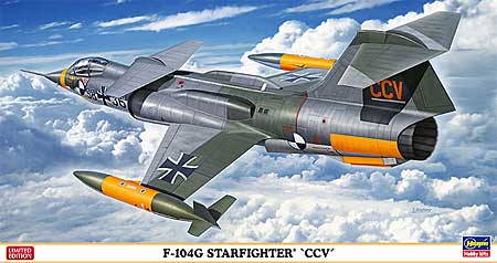 F-104G スターファイター CCV プラモデル (ハセガワ 1/48 飛行機 限定生産 No.09961) 商品画像