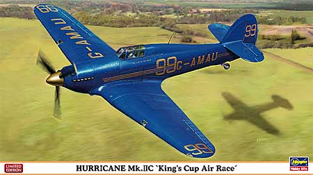ハリケーン Mk.2C キングス カップ エアレース プラモデル (ハセガワ 1/48 飛行機 限定生産 No.09967) 商品画像
