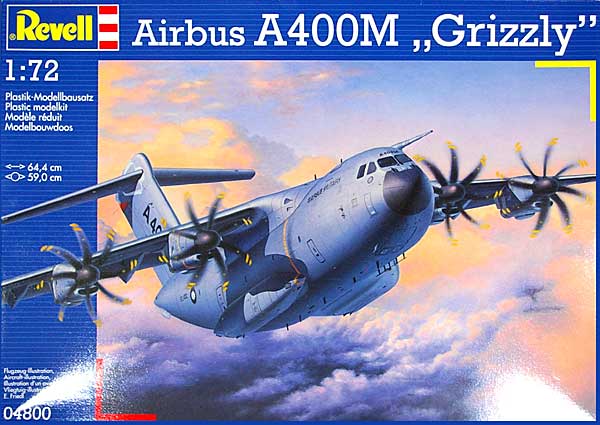 エアバス A400M グリズリー プラモデル (レベル 1/72 Aircraft No.04800) 商品画像