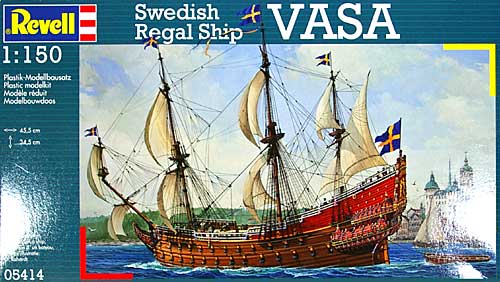 戦列艦 VASA (Swedish Regal Ship) プラモデル (レベル 帆船 (Sailing Ships) No.05414) 商品画像