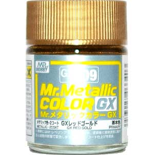 GX レッドゴールド (メタリック) (GX-209) 塗料 (GSIクレオス Mr.メタリックカラー GX No.GX-209) 商品画像