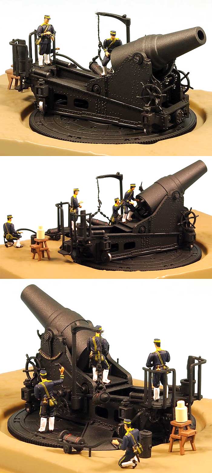 日本陸軍 28cm榴弾砲 (塗装済み完成品) 完成品 (ピットロード 塗装済完成品モデル No.SGM009) 商品画像_3