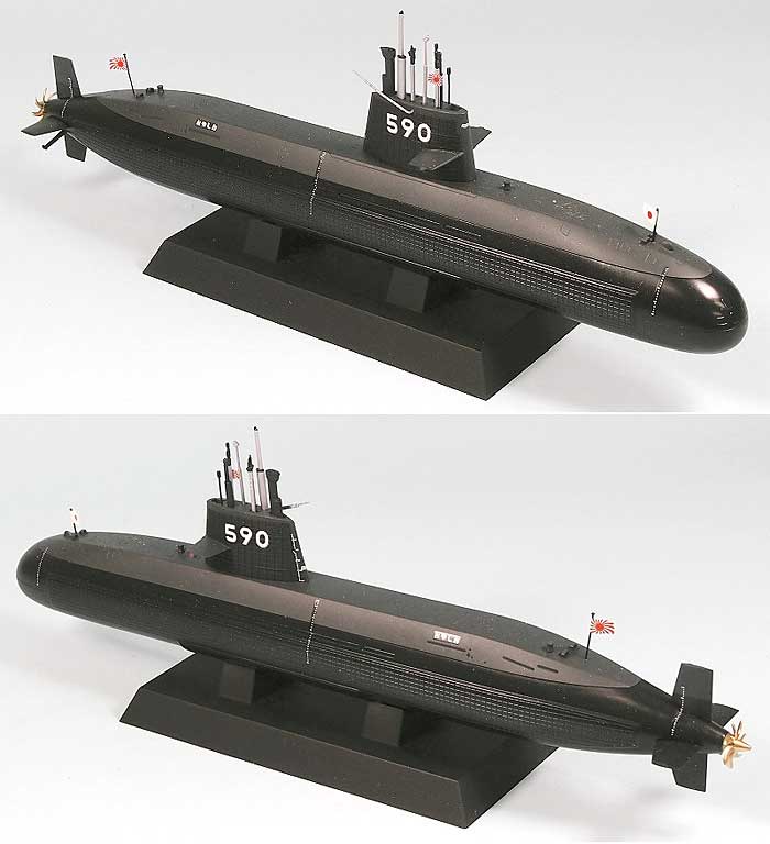 海上自衛隊 潜水艦 SS-590 おやしお プラモデル (ピットロード 1/350 スカイウェーブ JB シリーズ No.JB009) 商品画像_2