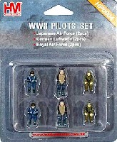 パイロットフィギュアセット (独・英空軍・日本海軍 各2体セット)