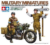 タミヤ 1/35 ミリタリーミニチュアシリーズ イギリス軍用オートバイ BSA M20 MPセット