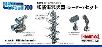 ファインモールド 1/700 ナノ・ドレッド シリーズ 艦載電波兵器 (レーダー) セット