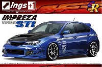 アオシマ 1/24 Sパッケージ・バージョンR GRB インプレッサ WRX STI 5door '07 ings Ver.