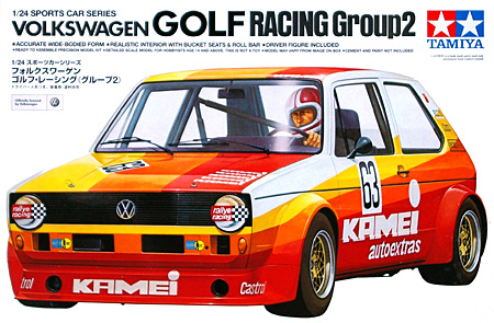 フォルクスワーゲン ゴルフ レーシング (グループ2） プラモデル (タミヤ 1/24 スポーツカーシリーズ No.008) 商品画像