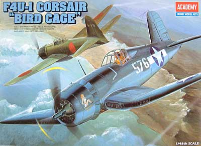 F4U-1　コルセア　バードゲージ プラモデル (アカデミー 1/48 Scale Aircrafts No.2204) 商品画像