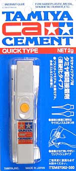 タミヤ 瞬間接着剤 (速硬化タイプ） 瞬間接着剤 (タミヤ メイクアップ材 No.87062) 商品画像
