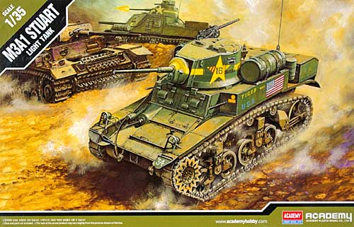 M3A1 スチュワート 軽戦車 プラモデル (アカデミー 1/35 Armors No.13269) 商品画像