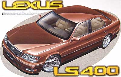 レクサス LS400 (1998年・21型） プラモデル (アオシマ 1/24 ザ・ベストカーGT No.旧054) 商品画像
