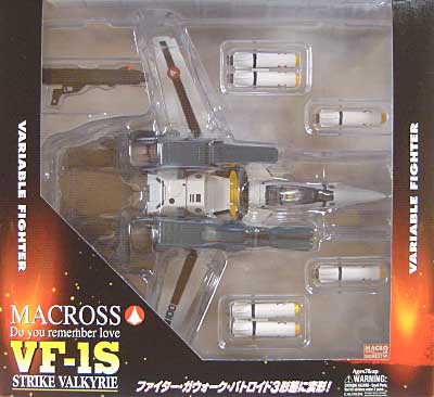 VF-1S ストライク・バルキリー 完成品 (やまと マクロス 完全変形シリーズ) 商品画像