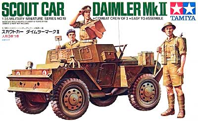 スカウトカー ダイムラー マーク 2 プラモデル (タミヤ 1/35 ミリタリーミニチュアシリーズ No.018) 商品画像