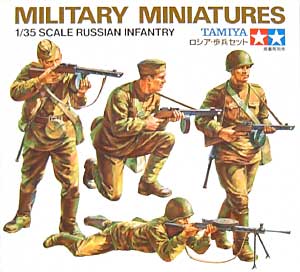 ロシア　歩兵セット プラモデル (タミヤ 1/35 ミリタリーミニチュアシリーズ No.022) 商品画像