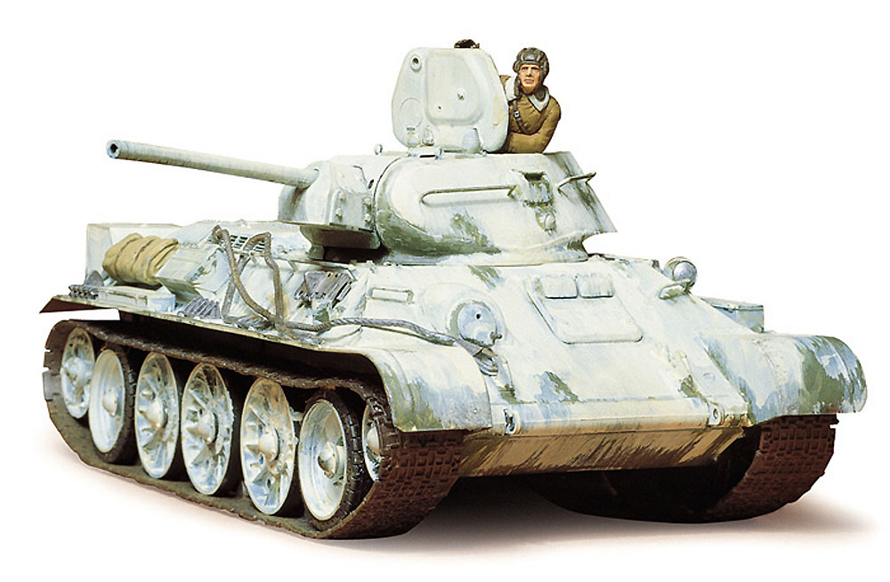 ソビエト T34/76戦車 1942年型 プラモデル (タミヤ 1/35 ミリタリーミニチュアシリーズ No.049) 商品画像_1
