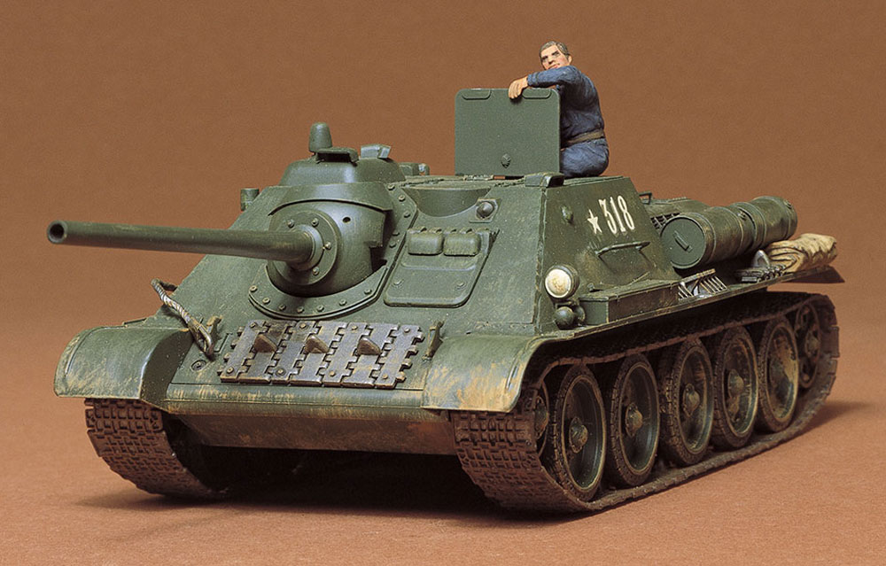 ソビエト SU-85 襲撃砲戦車 プラモデル (タミヤ 1/35 ミリタリーミニチュアシリーズ No.072) 商品画像_2