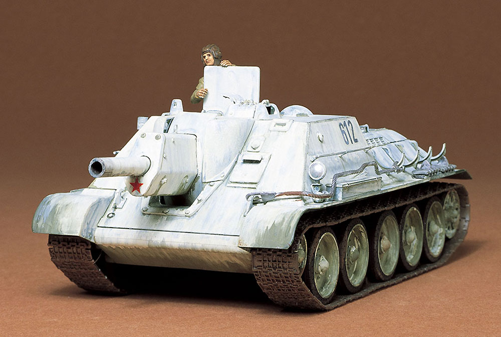 ソビエト SU-122 襲撃砲戦車 プラモデル (タミヤ 1/35 ミリタリーミニチュアシリーズ No.093) 商品画像_2