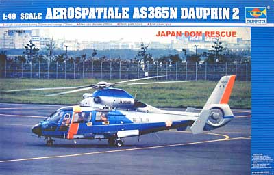 アエロスパシアル AS365N ドーファン 2 JAPAN DOM RESCUE プラモデル (トランペッター 1/48 エアクラフトシリーズ No.IT001) 商品画像