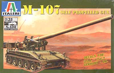 M107　自走榴弾砲 プラモデル (イタレリ 1/35 ミリタリーシリーズ No.6248) 商品画像
