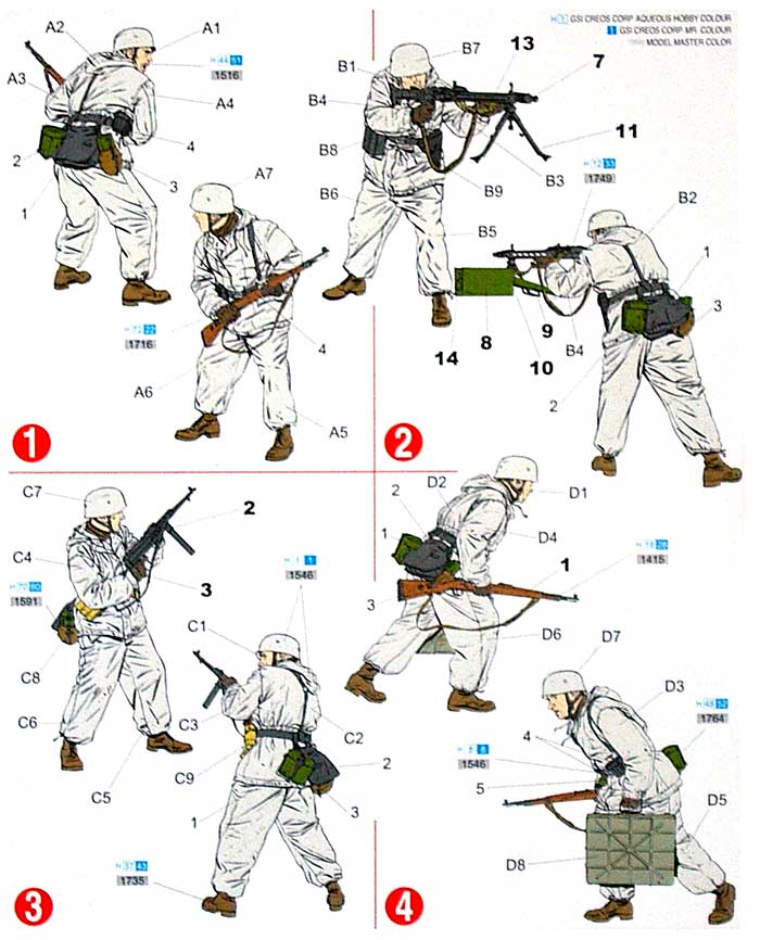 ドイツ 第2降下猟兵師団 (キロウポグラード 1942/43年 冬） プラモデル (ドラゴン 1/35 '39-45' Series No.6157) 商品画像_1