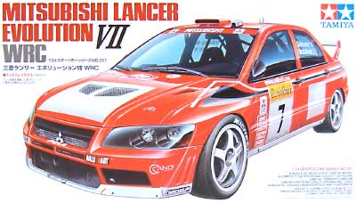 三菱 ランサー エボリューション 7 WRC プラモデル (タミヤ 1/24 スポーツカーシリーズ No.257) 商品画像