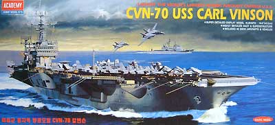 CVN-70　USS　カールビンソン プラモデル (アカデミー バトルシップ （BATTLESHIP） No.1443) 商品画像